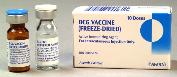 The only vaccine against TB in use today, Bacille Calmette-Guerin (BCG), is a live attenuated strain from a Mycobacterium bovis strain isolated from cattle.