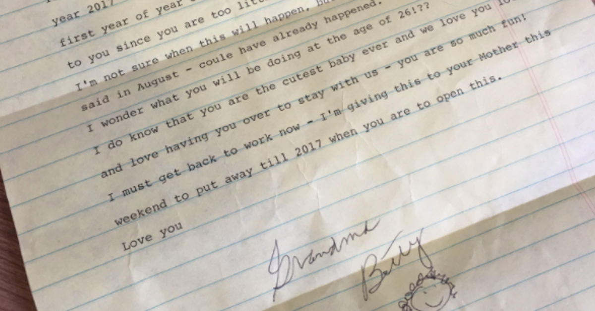 Grandson Opens Letter Grandma Wrote Him In 1991 And It s So Precious 