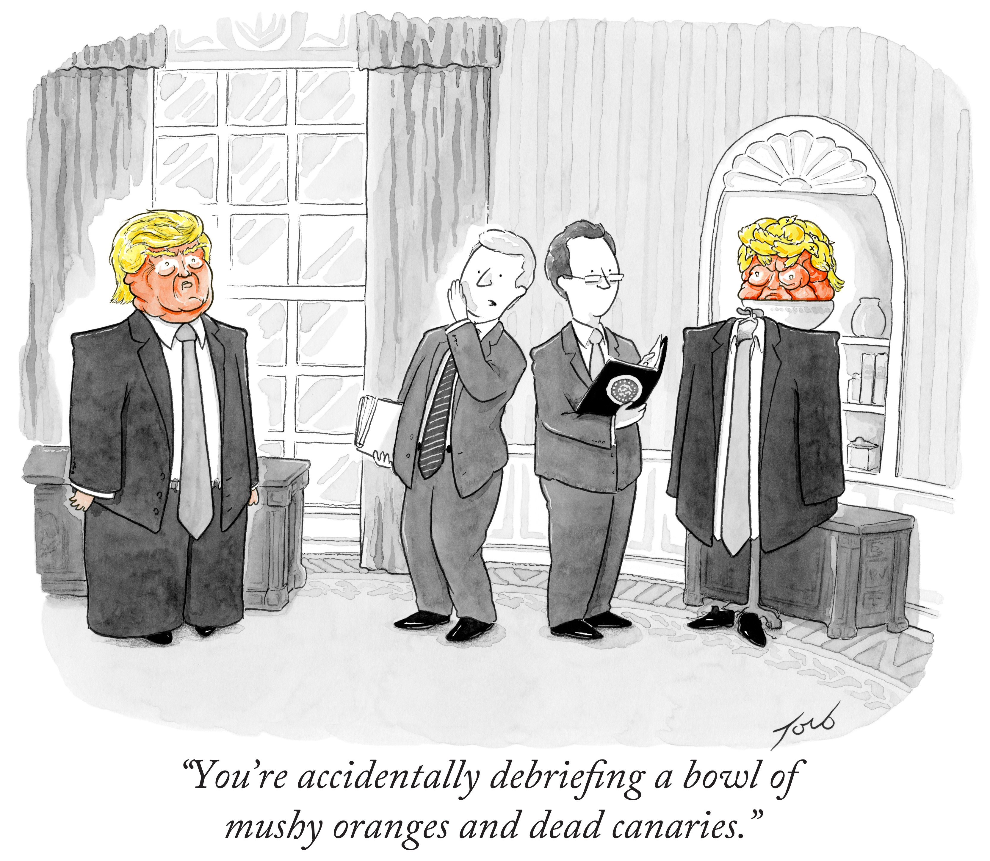 New Yorker Cartoonist Breaks Down The Details Of His Scathing Trump ...