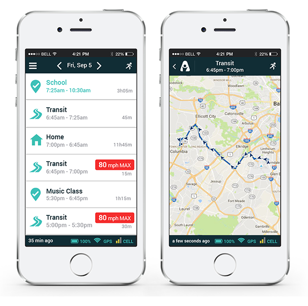 <p>AngelSense App Screenshot</p>