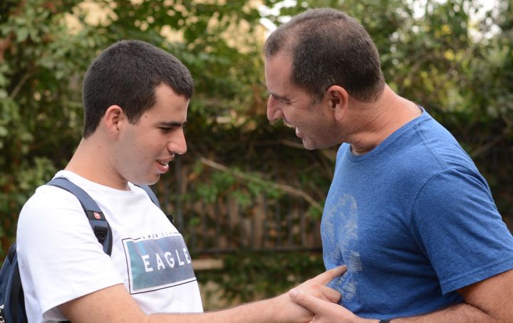 <p>AngelSense Co-Founder and CEO Doron Somer and his son Itamar</p>