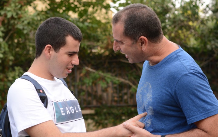 <p>AngelSense Co-Founder and CEO Doron Somer and his son Itamar</p>
