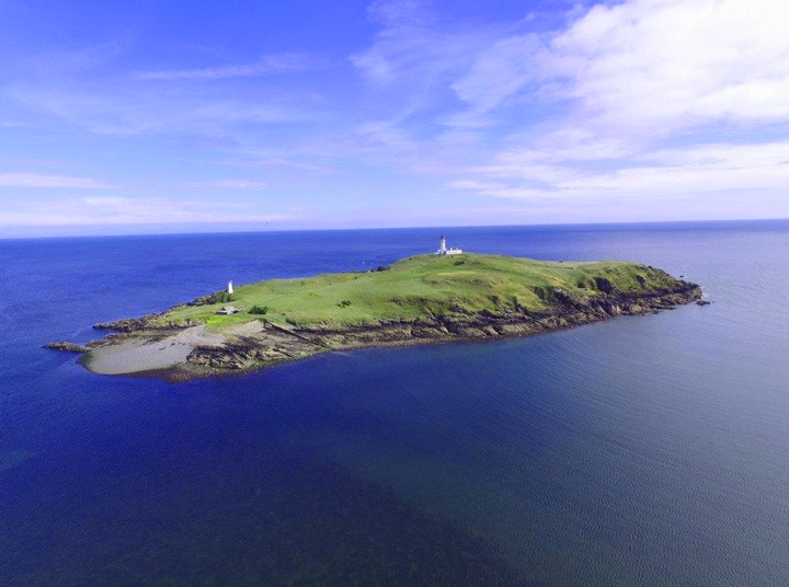 Little Ross Island is off the coast of south west Scotland 