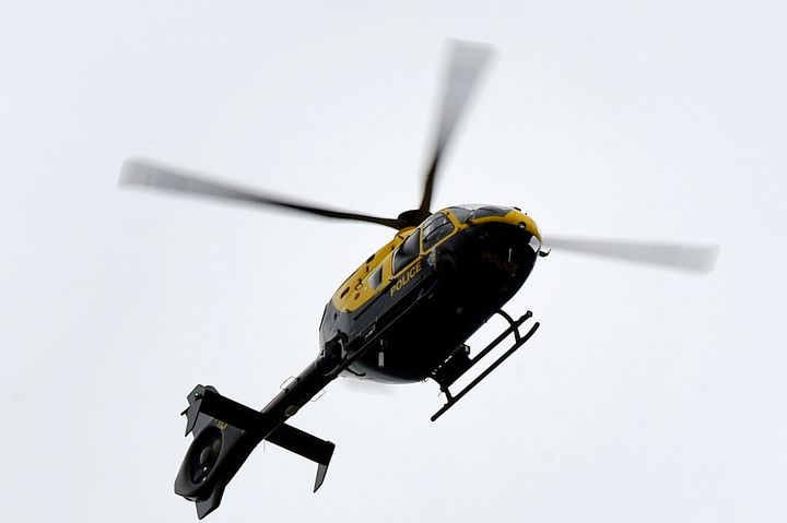 The crew of a police helicopter used the aircraft to film people sunbathing naked, naturists on a campsite and even a couple having sex in their garden, a court has been told