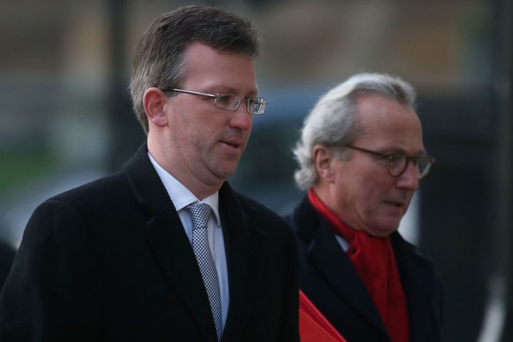 Jeremy Wright QC, left, told the court the crew used their unique viewing position to spy on their alleged victims in a 'gross violation of their privacy'