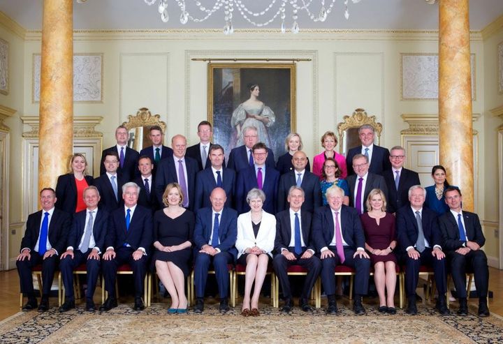 Theresa May and her Cabinet