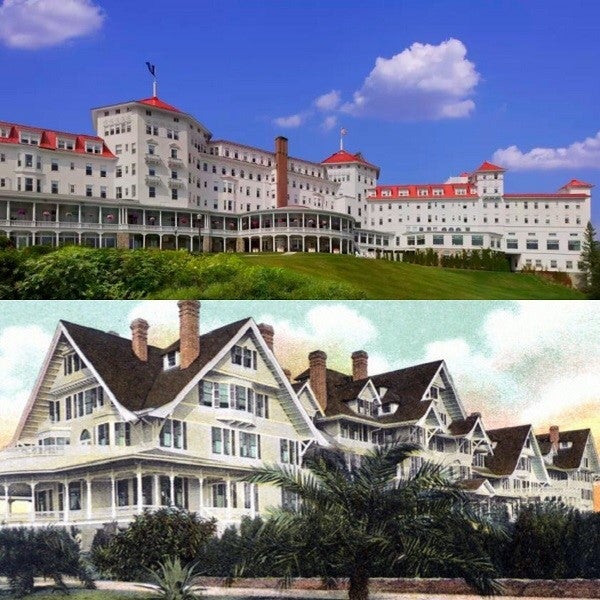 Top: Mount Washington Resort, Bottom: Belleview Biltmore 