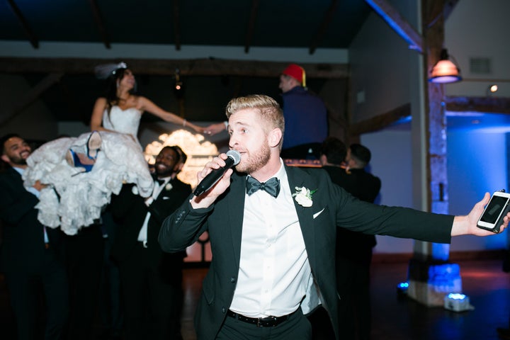 John, the groom's brother, slayed his Disney toast. 