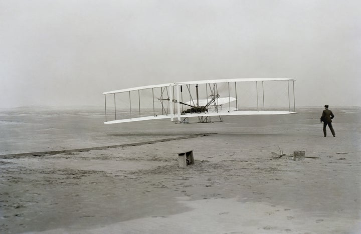 <p>Kitty Hawk preparing for flight</p>