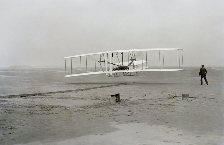 Kitty Hawk preparing for flight