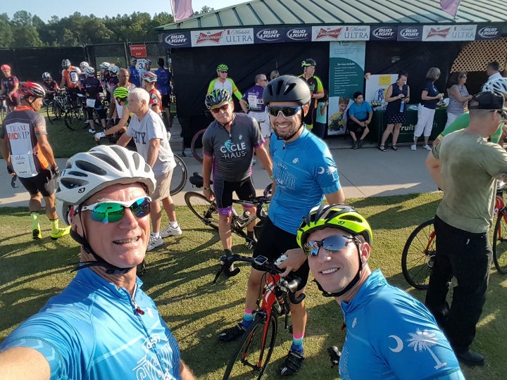 <p>Start of the 2017 SC Ride to Remember</p>