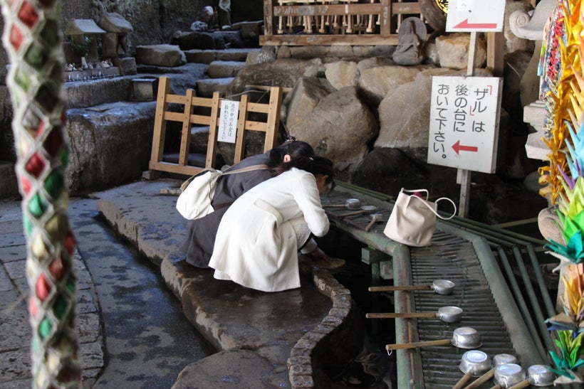 For centuries, believers have come to the shrine hoping the sacred water will increase their fortunes.