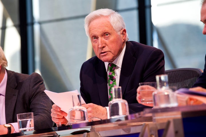 David Dimbleby was absent from the report. 'Question Time' is produced by an independent production company