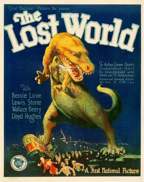 Poster art for Harry O. Hoyt's The Lost World (1925) 