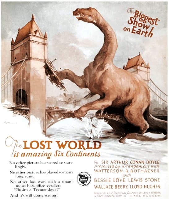 Poster art for Harry O. Hoyt's The Lost World (1925) 