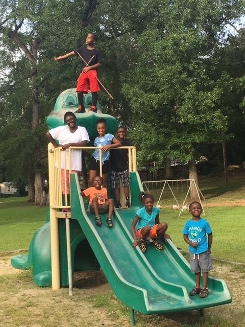 The adoption of the seven siblings will be finalized in September.