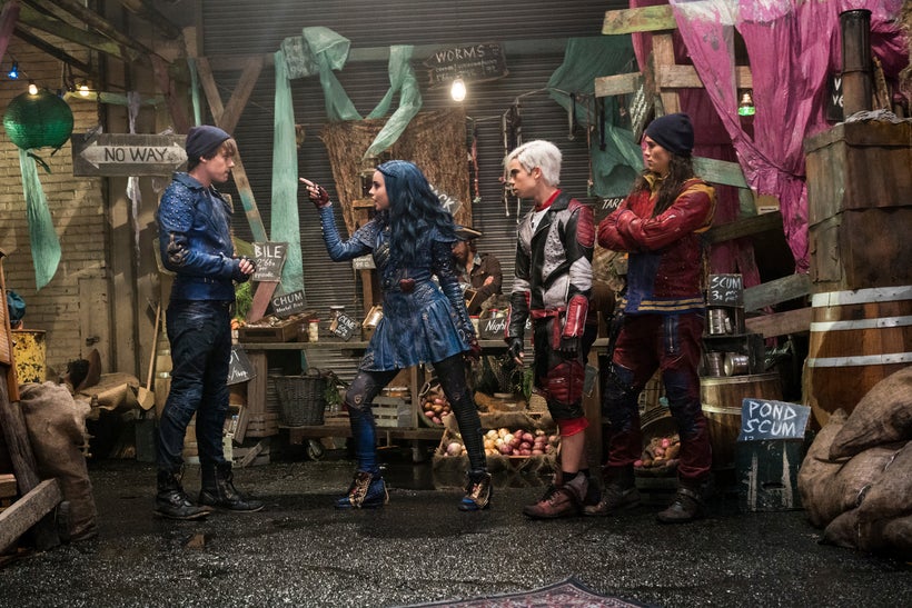 Ben, Evie, Carlos and Jay infiltrating the Isle of the Lost.
