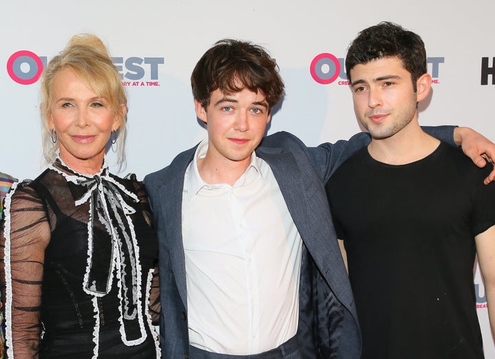 From left, Styler and stars Alex Lawther and Ian Nelson. “There’s an ancient soul there – a philosopher of some intellect," Styler said of Lawther. 