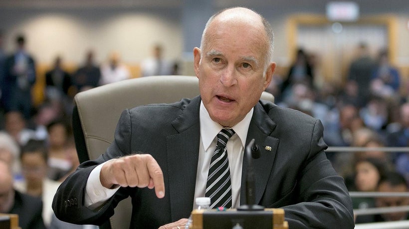 Governor Jerry Brown testified last Friday before the California Senate on his climate change legislation. “I'm not here abou