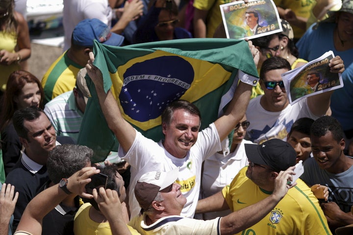 Congressman Jair Bolsonaro, who has been described as "Brazil's Donald Trump," is among the candidates who could benefit if former President Lula da Silva can't run in 2018.