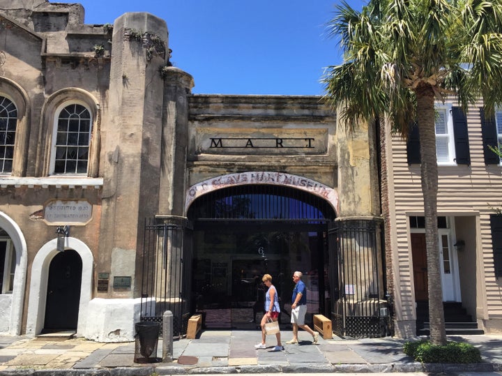 Ryan’s Slave Mart was built between two buildings to take the sale of slaves off public streets.