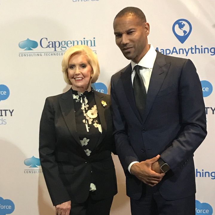  Tony Prophet - Chief Equality Officer, Salesforce with Lilly Ledbetter, namesake of President Barack Obama's first official piece of legislation as president and tireless advocate for equal pay. 