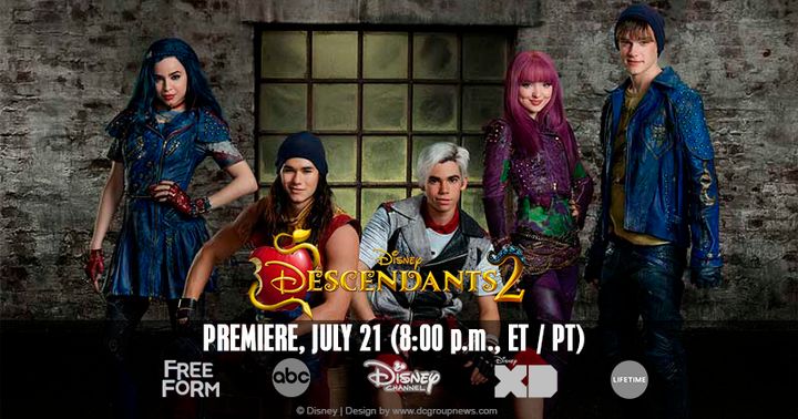 Disney’s Descendant’s 2 premieres Friday, July 21