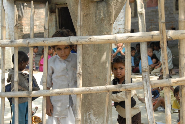 Leprosy colony in India, 2010