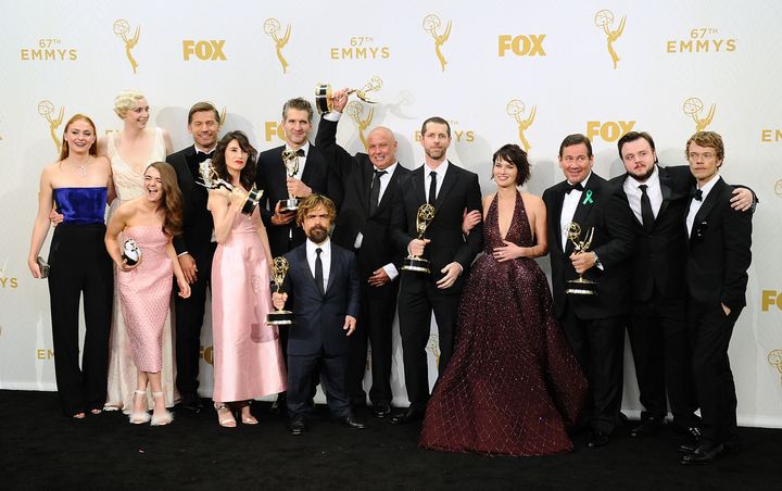 The 'Game Of Thrones' cast pictured in 2015