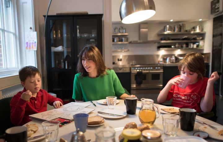 <strong>Samantha Cameron hosted a breakfast reception in the 11 Downing Street flat in 2015</strong>