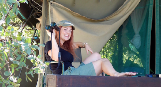 <p>Bobbie Rich in Botswana, Africa</p>