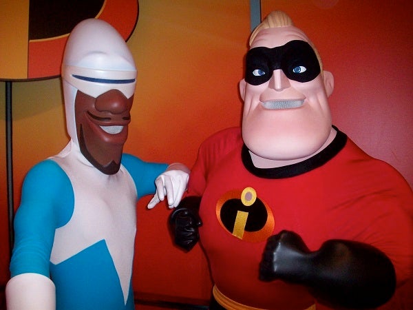 Frozone & Hopkins as Mr. Incredible
