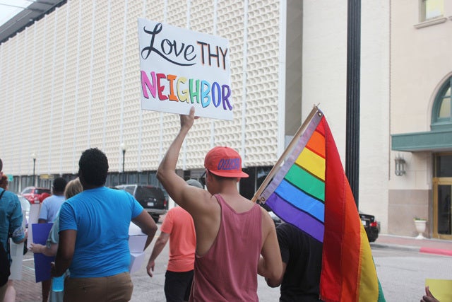 Equality Fest in downtown Beaumont, June 2017.