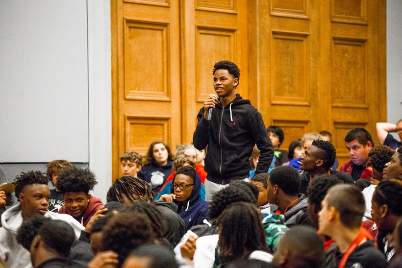 Photo Credit: Timothy M. Schmidt. Cinema/Chicago’s Education Programs have a direct impact on the Chicago community.