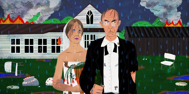 American Gothic, divorced edition.