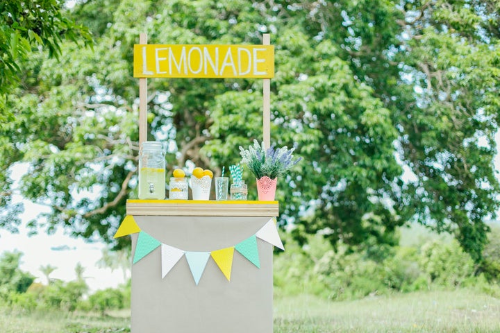 Andre Spicer's daughter's lemonade stall was short-lived (file picture)