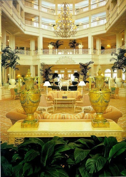 The Grand Floridian Beach Resort Lobby / circa 1980s