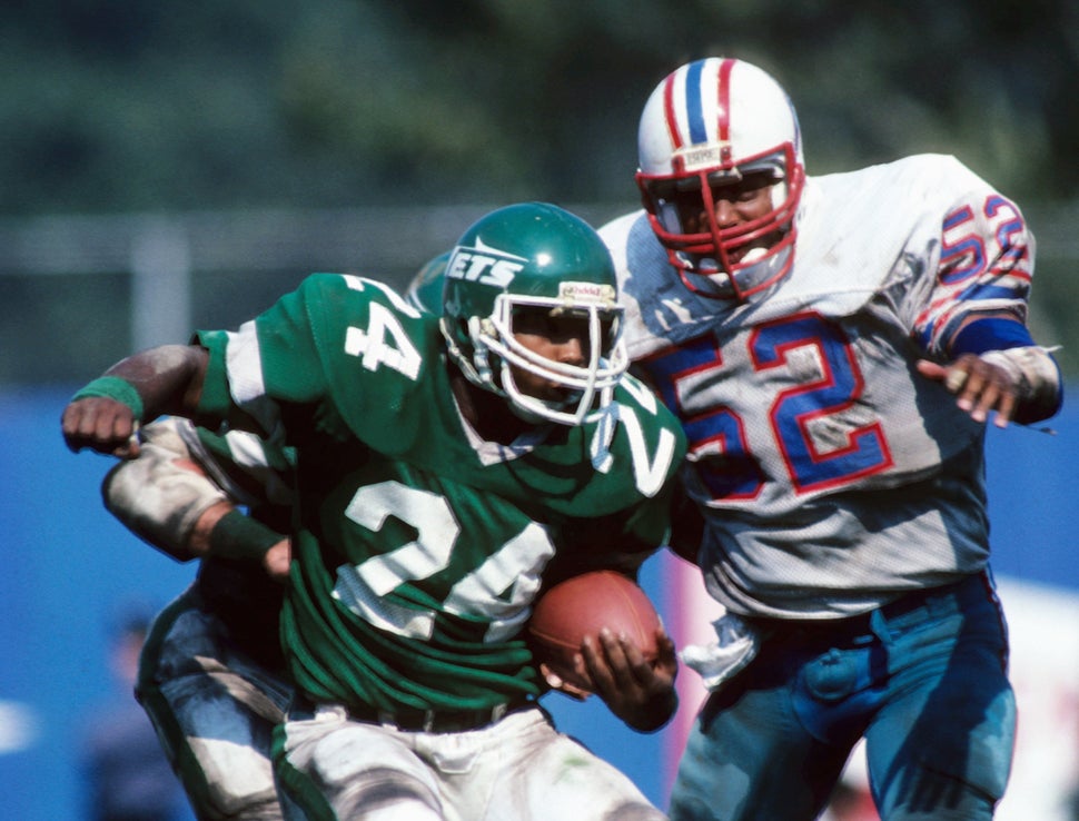In 1990, Kessler represented New York Jets running back Freeman McNeil, seen above, in a lawsuit alleging the NFL's 