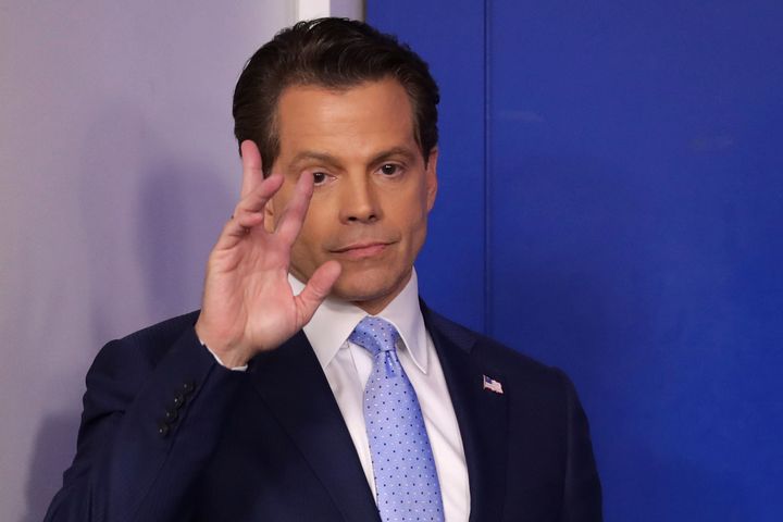 Anthony Scaramucci attended the White House press briefing on Friday after Spicer resigned