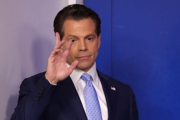 Anthony Scaramucci attended the White House press briefing on Friday after Spicer resigned