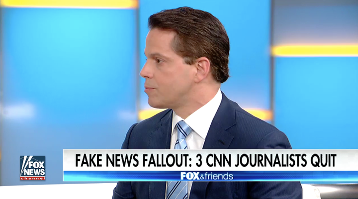 Anthony Scaramucci discussed CNN incident during several Fox News appearances in recent weeks.