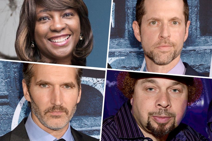 Clockwise from top left: Nichelle Tramble Spellman, D.B. Weiss, Malcolm Spellman, David Benioff