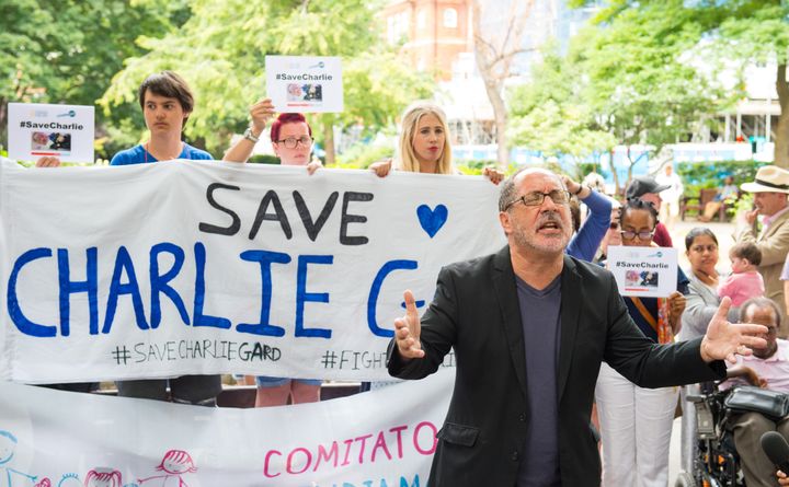 Protestors calling for more to be done to try to save Charlie Gard's life