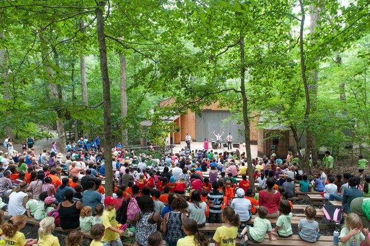 Wolf Trap Children’s Theater in the Woods. The Battersby Duo performed there for 4 seasons