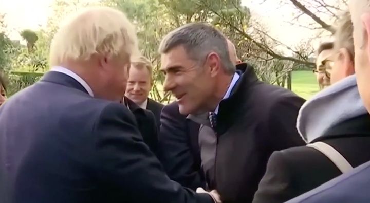 Boris Johnson was introduced to the traditional Hongi greeting during a visit to New Zealand