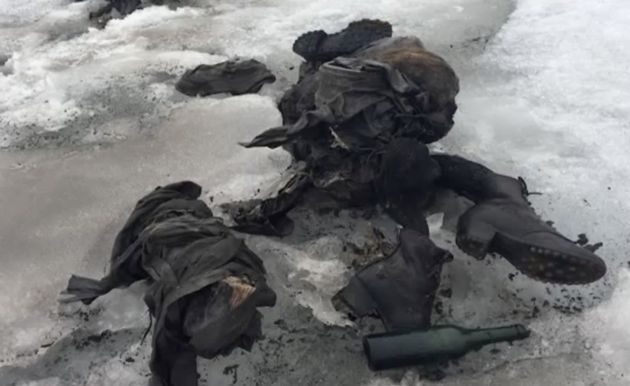 The bodies were found perfectly preserved in a shrinking glacier 
