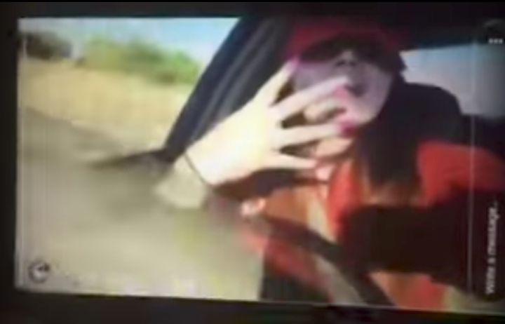 This woman was rapping behind the wheel of a car in a live video before she lost control and crashed into a field, ejecting one passenger, authorities said.