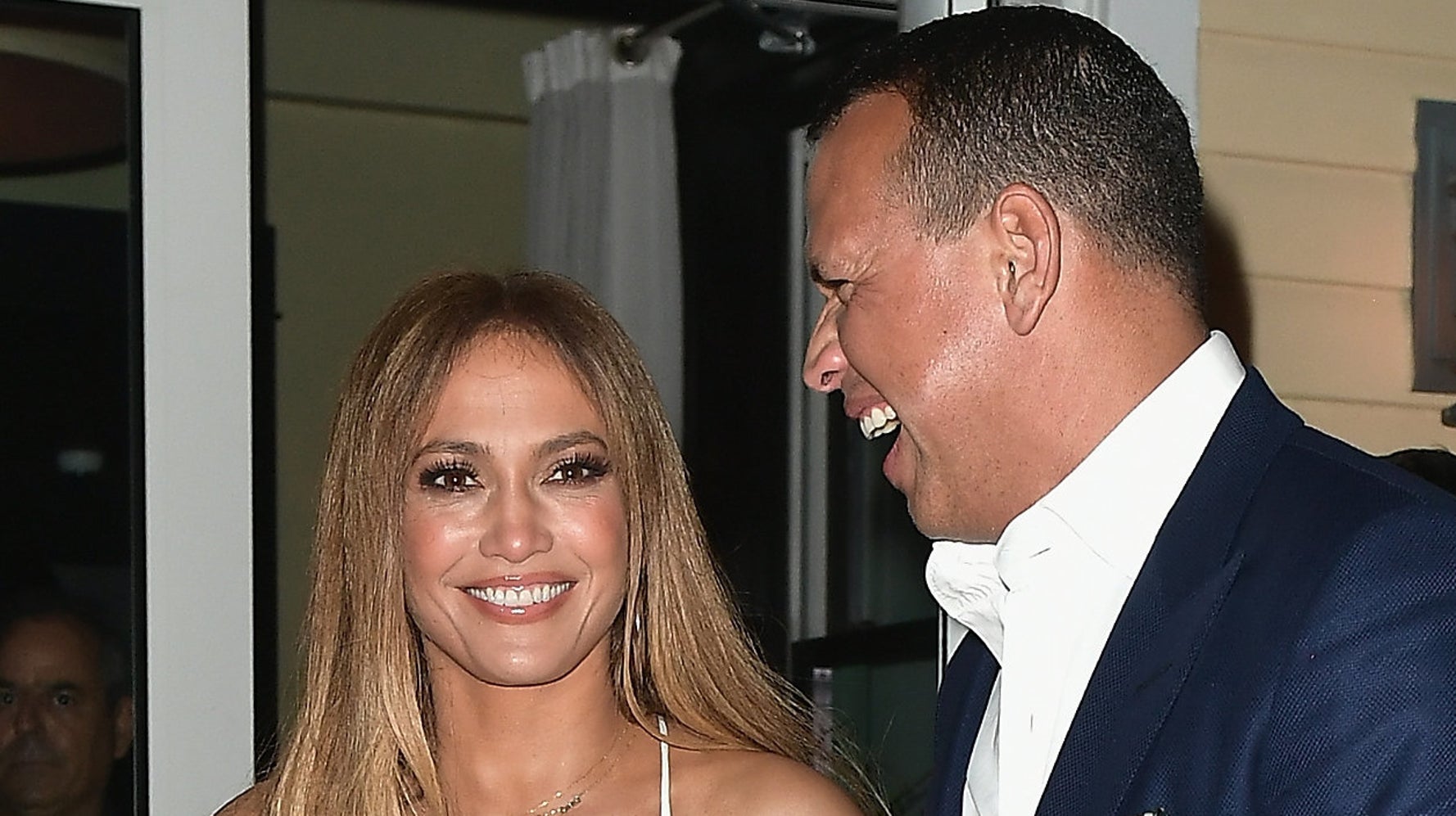 Jennifer Lopez Wears A Daring Dress For Date Night With Alex Rodriguez