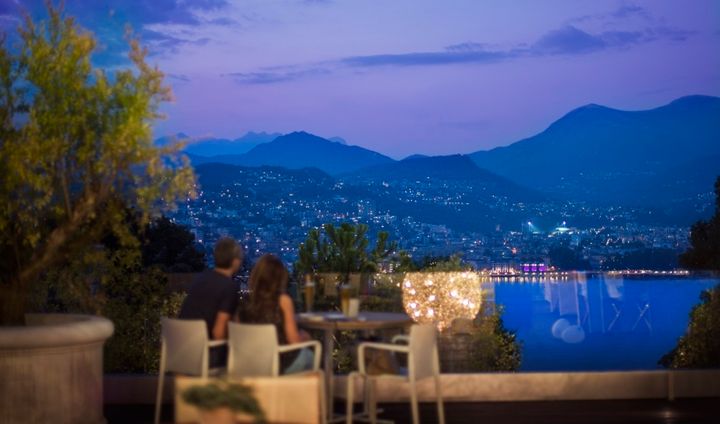 Suites at The VIEW Lugano have stunning views