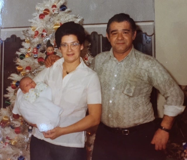 Grandma, Grandpa & Lisa
December 1975